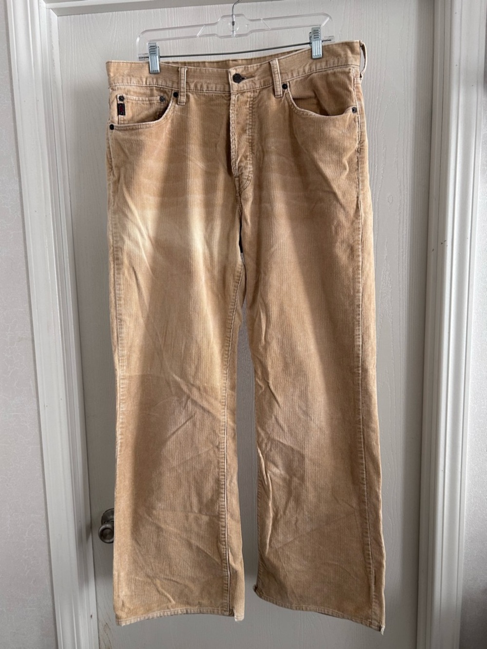 Abercrombie & Fitch Men's Beige Corduroy Pants| Size 34R